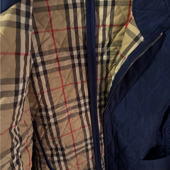 Burberry jacket navy blue used size medium - Picture 5 of 8